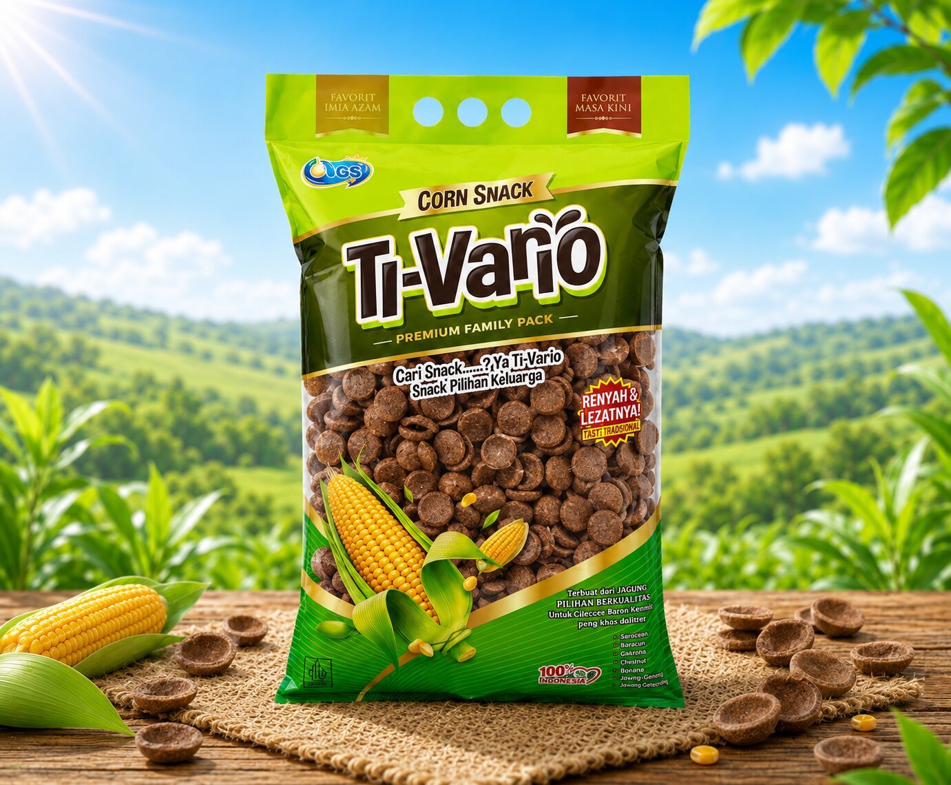 Ti-Vario Sereal Jagung Cokelat